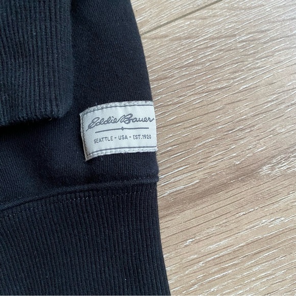 Eddie Bauer Crewneck sweatshirt large signature soft mountain elk - Picture 6 of 11